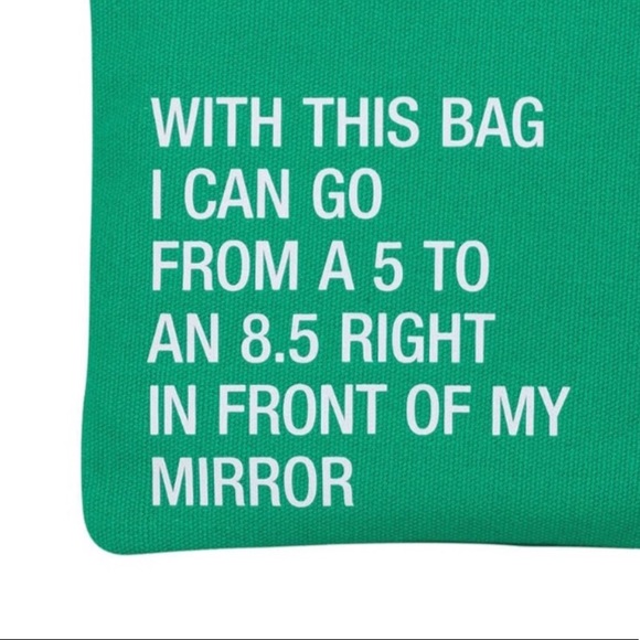 new ✦ From a 5 to an 8.5 ✦ Makeup Pouch ✦ - Picture 4 of 9